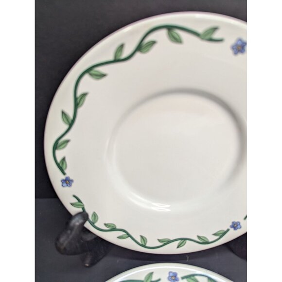International Tableworks Terrace Blossoms 072-01 Replacement Saucers Set of 4 - Picture 3 of 11